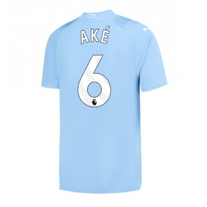 Manchester City Nathan Ake #6 Domaci Dres 2023-24 Kratak Rukavima